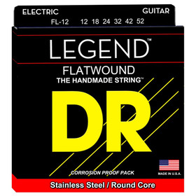 DR Strings Legend 12-52 Flatwound hiotut sähkökitaran kielet (uusi)