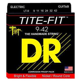 DR STRINGS TITE-FIT LT-9 (9-42) SÄHKÖKITARAN KIELET