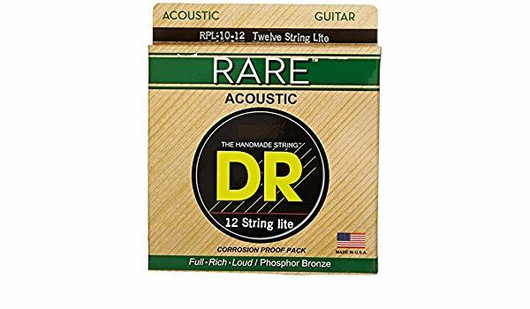 DR Strings Rare RPL-10/12 (10-48) 12-kielisen Akustisen kitaran kielisetti