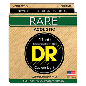 DR STRINGS RARE RPML-11 (11-50) AKUSTISEN KITARAN KIELISETTI
