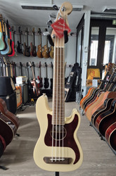 Fender Fullerton Precision Olympic White ukulelebasso (käytetty)