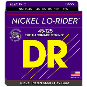 DR STRINGS NICKEL LO-RIDER NMH5-45 45-125 5-kieliseen bassoon