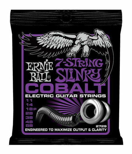 Ernie Ball 7-string electric 11-58 2729 (uusi)