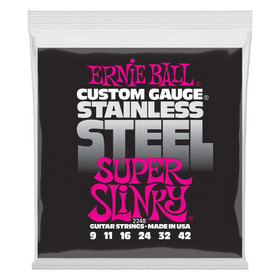 Ernie Ball EB-2248 Stainless Steel Super Slinky 9-42 (uusi)