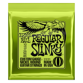 Ernie Ball EB-2221 Regular Slinky 10-46 sähkökitaran kielet (uusi)