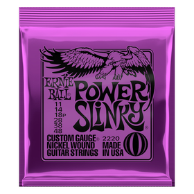 Ernie Ball 2220 Power Slinky Nickel 11-48 sähkökitaran kielet (uusi)