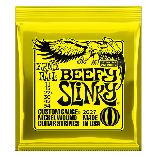 Ernie Ball EB2627 BEEFY SLINKY sähkökitaran kielet 11-54 (uusi)