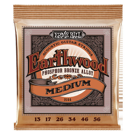 Ernie Ball EB-2144 Phosphor Bronze Medium 13-56 (uusi)