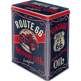 Säilytyspurkki L - L Route 66 Motor Oil (UUSI)
