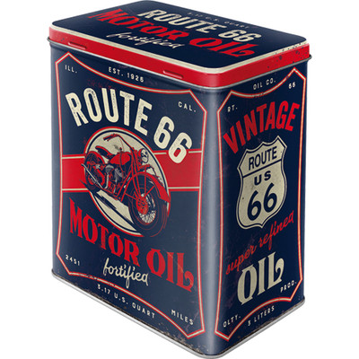 Säilytyspurkki L - L Route 66 Motor Oil (UUSI)