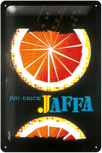 Seinäkyltti, Nostalgic art, 20cm x 30cm, JAFFA katujuliste (UUSI)