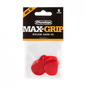 Dunlop Max-Grip Jazz III Nylon plektrasetti 6 kpl (uusi)