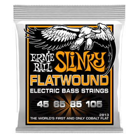 ERNIE BALL EB-2813 45-105 Flatwound hiotut basson kielet (uusi)