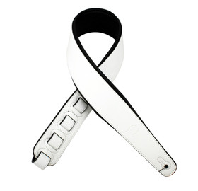 Profile STB-WH kitarahihna valkoinen nahkaa (uusi)