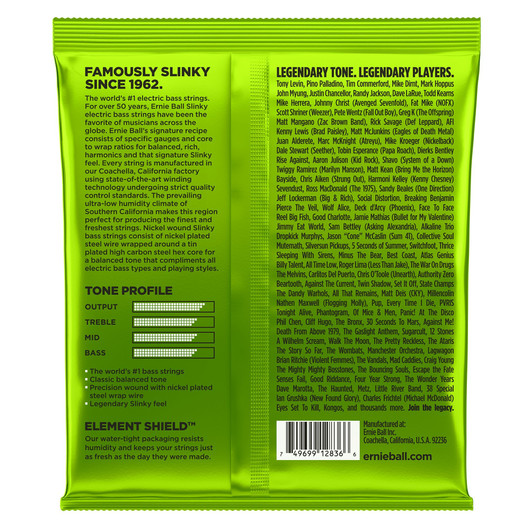 Ernie Ball EB-2836 viisikielisen basson kielet 45-130 (uusi)