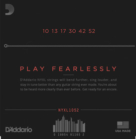 D'Addario NYXL sähkökitaran kielet 10-52 (uusi)