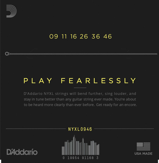 D'Addario NYXL sähkökitaran kielet 9-46 (uusi)