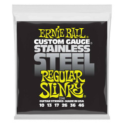 Ernie Ball 2246 Stainless Steel Regular Slinky 10-46 (uusi)
