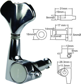 Gotoh GB707C Basson virityskoneisto (uusi)