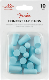 Fender Concert Ear Plugs korvaltulpat 10 parin setti (uusi)