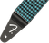 Fender Houndstooth Jacquard Teal kitarahihna (uusi)