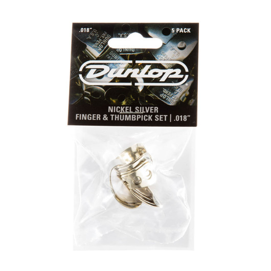 Dunlop sormi- ja peukaloplektra setti 0,018