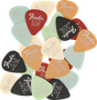 Fender Dura-Tone 351 Picks monivärinen 24 kpl plektrasetti (uusi)