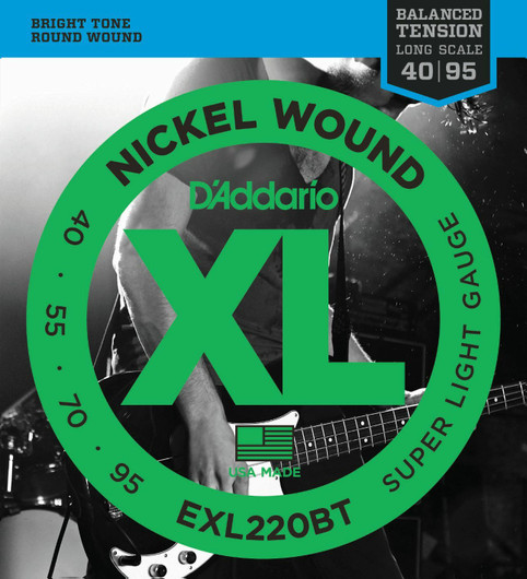 D'Addario EXL220BT 40-95 Bal Tension basson kielet (uusi)