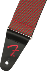 Fender Weighless Festive Tweed Strap Green Red kitarahihna (uusi)