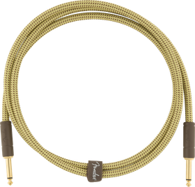 Fender Deluxe Tweed instrumenttijohto 5 ft 1,5 m (uusi)