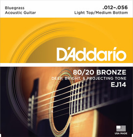 D'Addario EJ14 akustisen kitaran kielet 12-56 (uusi)