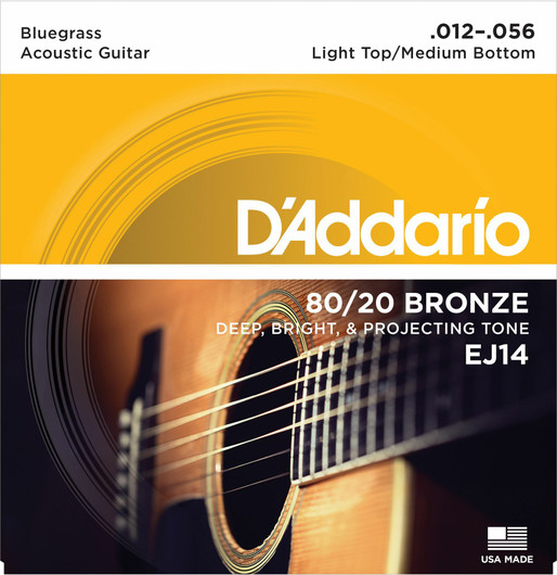 D'Addario EJ14 akustisen kitaran kielet 12-56 (uusi)