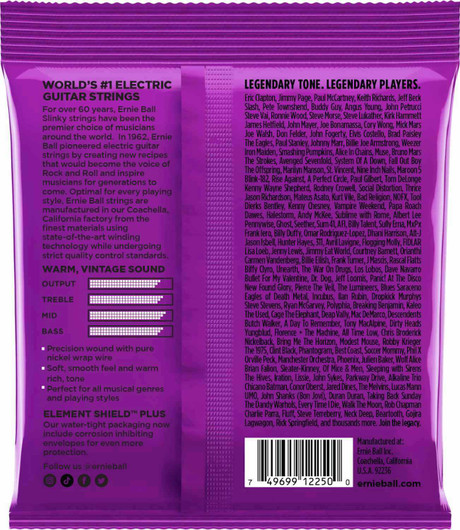 Ernie Ball 2250 Classic Power Slinky Pure Nickel 11-48
