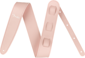 Fender Shell Pink vegaaninen kitarahihna (uusi)