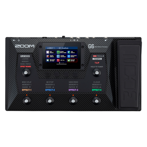 Zoom G6 multiefektipedaali (uusi)