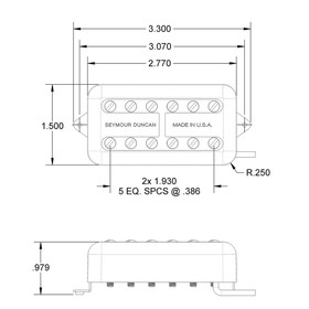 Seymour Duncan Psyclone Humbucker Neck Nickel kitaramikrofoni (uusi)