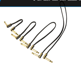 EBS PCF-PG28 Premium Gold Flat Patch Cable 28 cm välijohto (uusi)