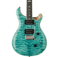 PRS SE Custom 24 Quilt Turquoise sähkökitara + gig bag (uusi)