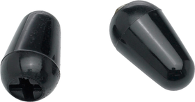 Fender Stratocaster Switch Tips Black mikrofonikytkimen nuppi (uusi)