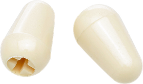 Fender Stratocaster Switch Tips White mikrofonikytkimen nuppi (uusi)