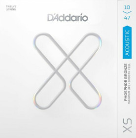 D'Addario XS PB X-LT 12-kielisen akustisen kitaran kielet 10-47 (uusi)