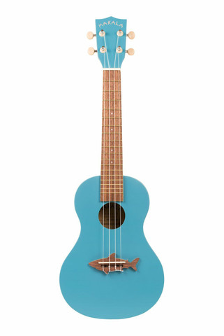  Kala Makala Shark Mako Blue konserttiukulele (uusi)