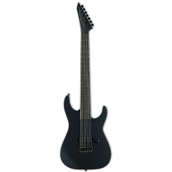 ESP LTD M-7HT Baritone Black Metal Black Satin 7-kielinen (uusi)