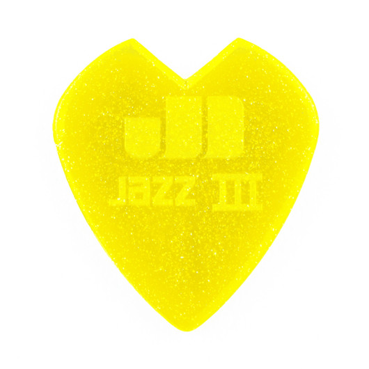 Dunlop Jazz III Kirk Hammett Yellow Sparkle 1,38 plektrasetti 6 kpl (uusi)