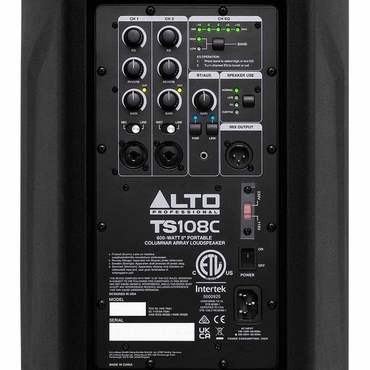 ALTO TS108C kannettava pilari-PA-kaiutin 600 W (uusi)