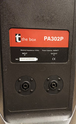 2kpl The box PA302P passiivikaiuttimet (käytetty)