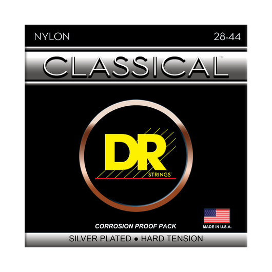 DR Strings Nylon CN-H Hard Tension 28-44 klassisen kielet (uusi)