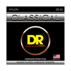 DR Strings Nylon Classical CN-M 28-42 klassisen kitaran kielet (uusi)