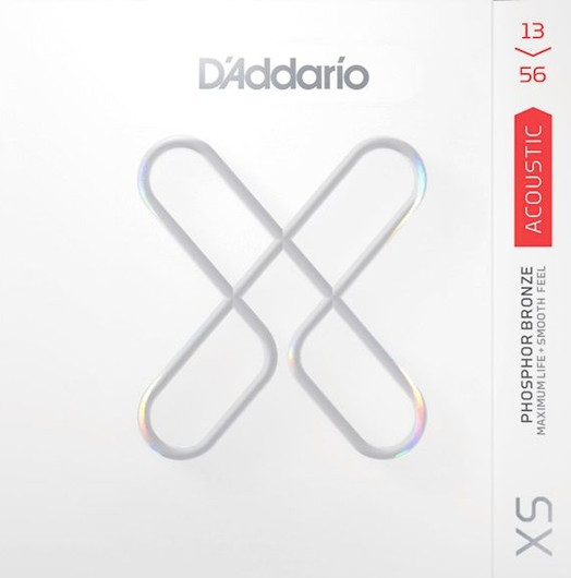 D'addario XS PB Medium akustisen kitaran kielet 13-56 (uusi)