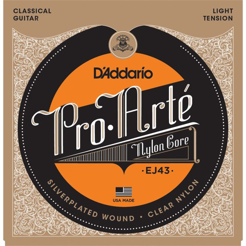 D'Addario EJ43 Pro Arte Lite akustisen kitaran nylonkielet (uusi)